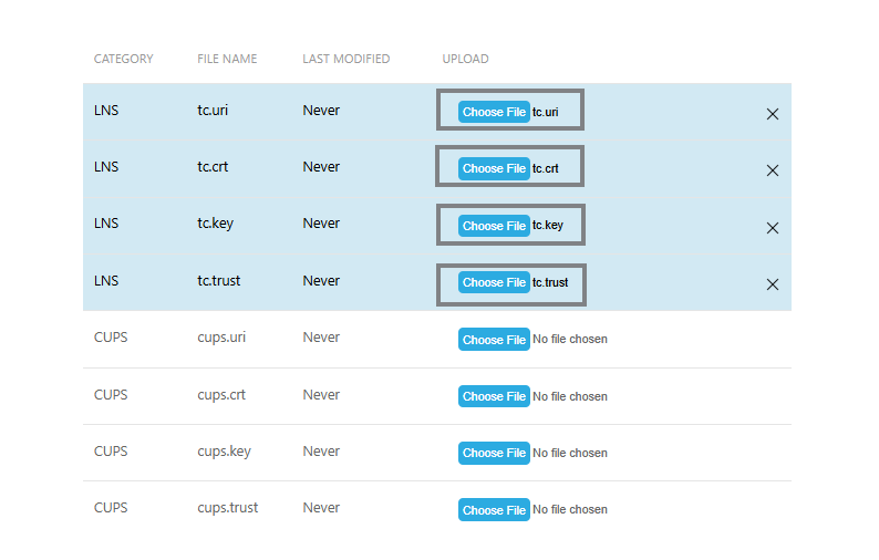 Kona Link Upload page