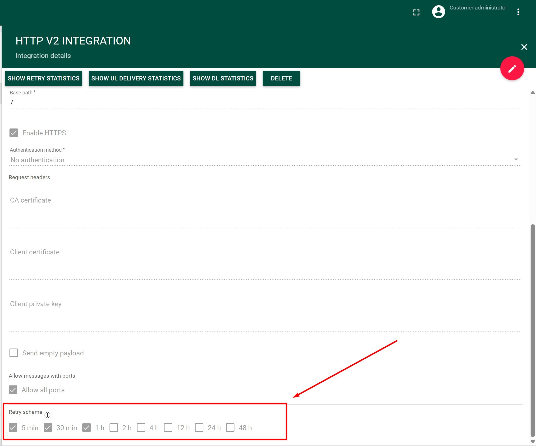 Figure 1 Retry Schema