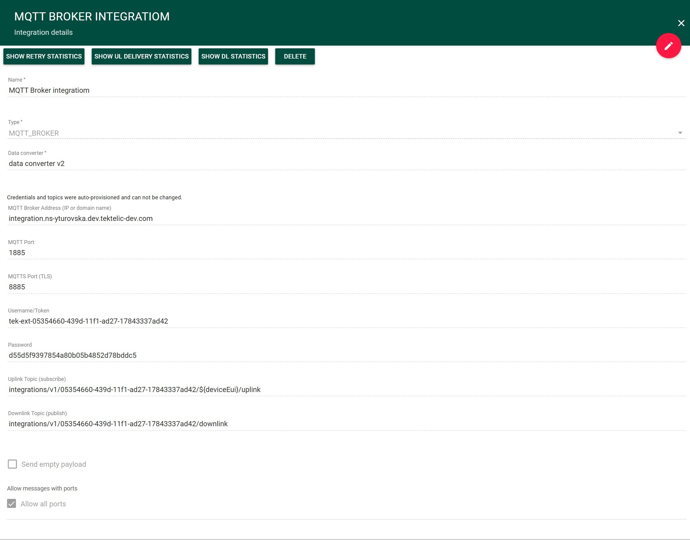 Figure 1 MQTT Broker Integration