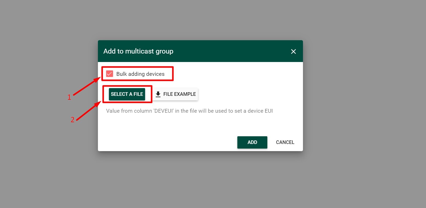 Figure 4. Select file